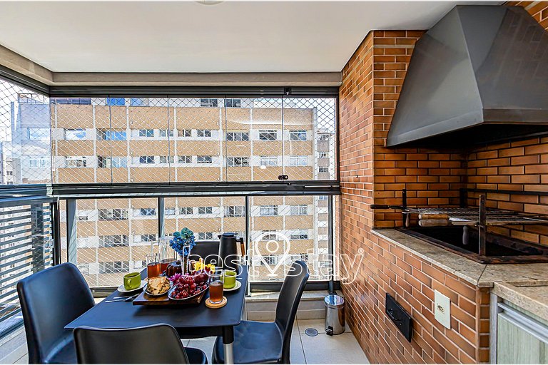 ZEN -1 quarto, churrasqueira, vaga de garagem 131B