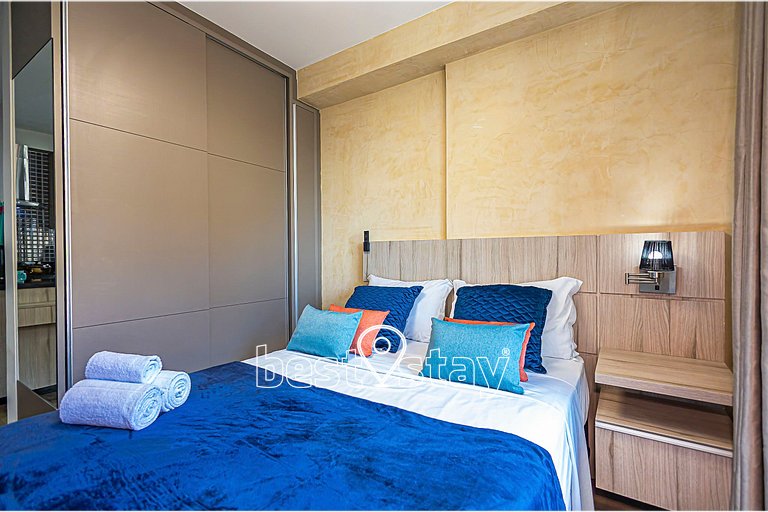 ZEN -1 quarto, churrasqueira, vaga de garagem 131B