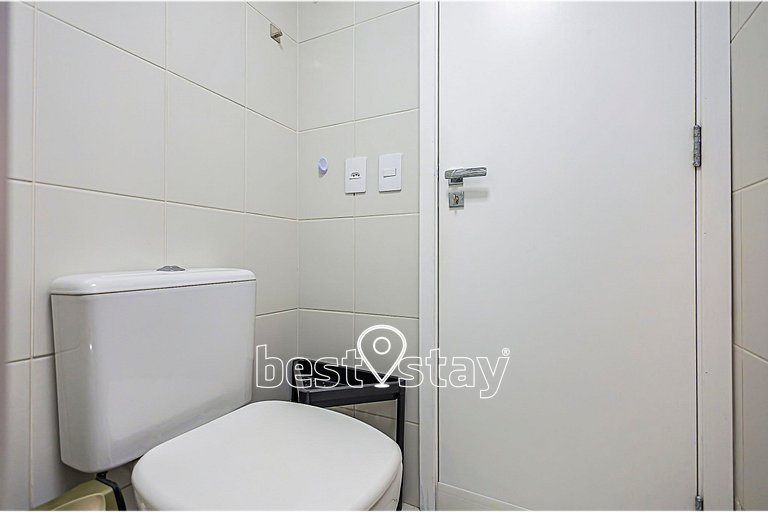 ZEN -1 quarto, churrasqueira, vaga de garagem 131B